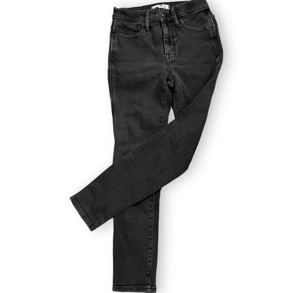 madewell Black 10" High rise skinny Size 26P - Picture 1 of 9